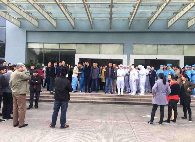 
                            友旺開展消防演練，提升員工消防安全意識